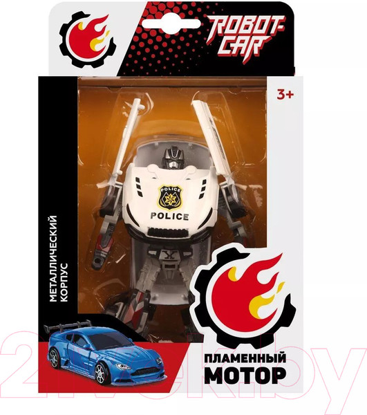 Изображение товара Робот-трансформер Пламенный мотор Робот-Машина Полиция / 870732