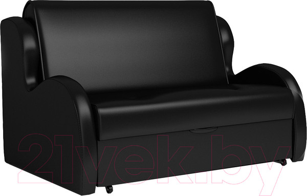 Изображение товара Диван Mebel-Ars Атлант 120 (кожзам черный)