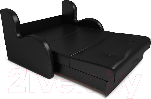 Изображение товара Диван Mebel-Ars Атлант 120 (кожзам черный)