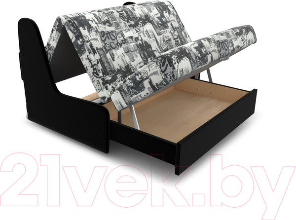 Изображение товара Диван Mebel-Ars Аккордеон №2 Газета 120