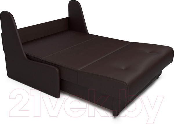 Изображение товара Диван Mebel-Ars Аккордеон №2 120 (экокожа шоколад)