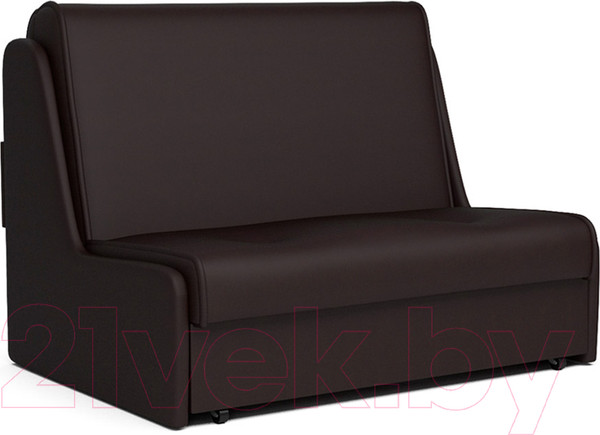 Изображение товара Диван Mebel-Ars Аккордеон №2 120 (экокожа шоколад)