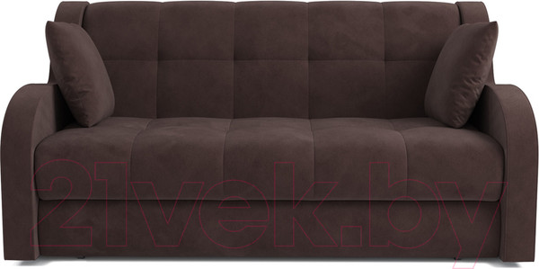Изображение товара Диван Mebel-Ars Аккордеон Барон (велюр молочный шоколад НВ-178 13)