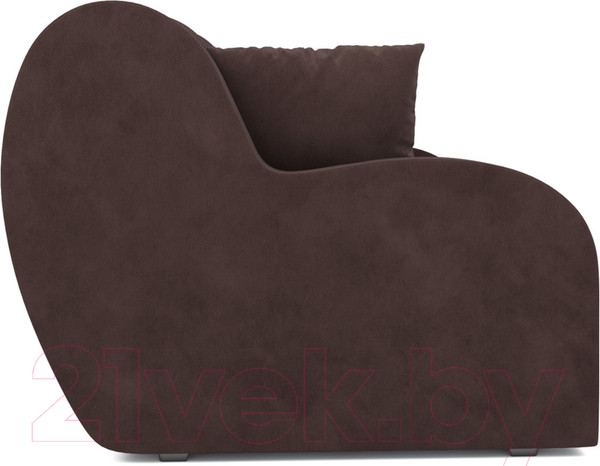 Изображение товара Диван Mebel-Ars Аккордеон Барон (велюр молочный шоколад НВ-178 13)