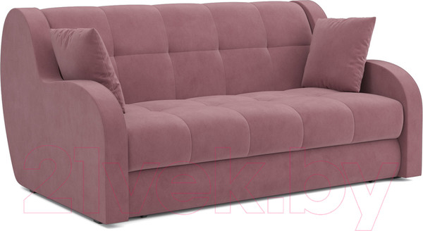 Изображение товара Диван Mebel-Ars Аккордеон Барон (велюр пудра НВ-178 18)