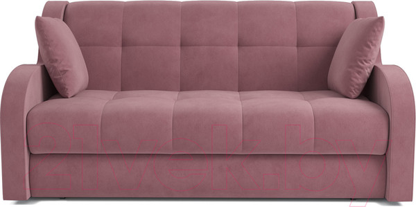 Изображение товара Диван Mebel-Ars Аккордеон Барон (велюр пудра НВ-178 18)