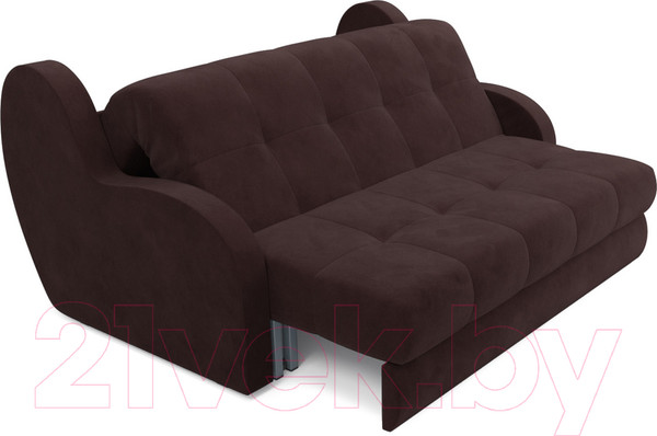 Изображение товара Диван Mebel-Ars Аккордеон Барон (велюр шоколад HB-178 16)