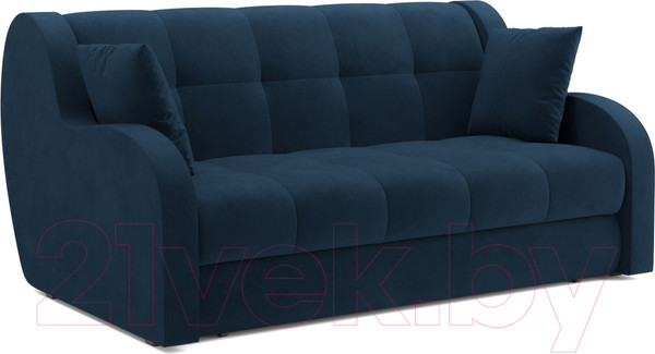Изображение товара Диван Mebel-Ars Аккордеон Барон (темно-синий Luna 034)