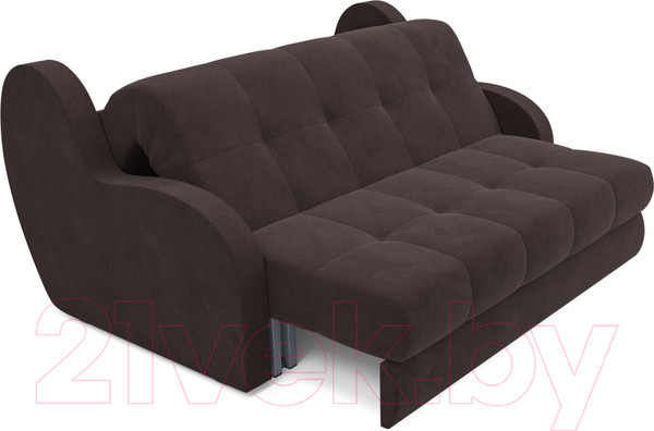 Изображение товара Диван Mebel-Ars Аккордеон Барон (коричневый кордрой)
