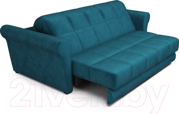 Изображение товара Диван Mebel-Ars Гранд (бархат сине-зеленый/Star Velvet 43 Black Green)