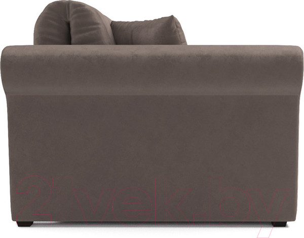 Изображение товара Диван Mebel-Ars Гранд (бархат серо-шоколадный/Star Velvet 60 Cofee)