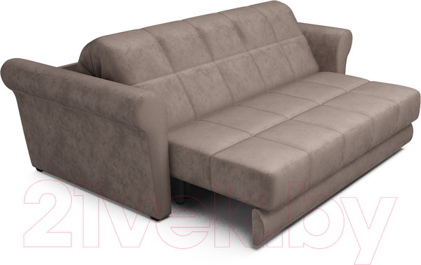 Изображение товара Диван Mebel-Ars Гранд (бархат серо-шоколадный/Star Velvet 60 Cofee)