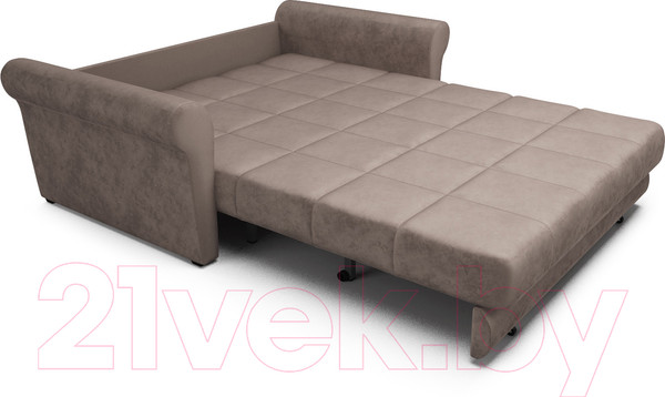 Изображение товара Диван Mebel-Ars Гранд (бархат серо-шоколадный/Star Velvet 60 Cofee)