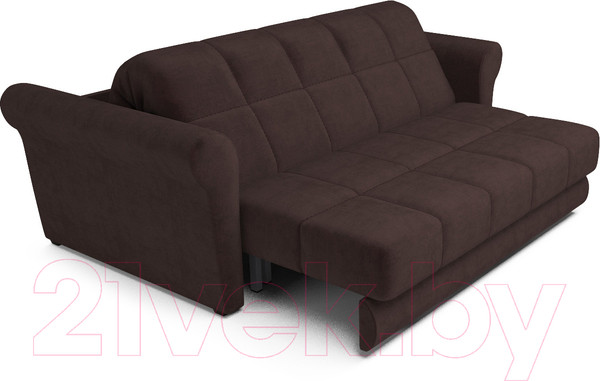 Изображение товара Диван Mebel-Ars Гранд (велюр шоколадный НВ-178 16)
