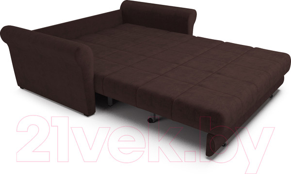 Изображение товара Диван Mebel-Ars Гранд (велюр шоколадный НВ-178 16)