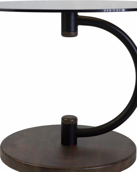 Изображение товара Журнальный столик Мебелик Дуэт 13Н (черный/дуб маррон/тонированное)