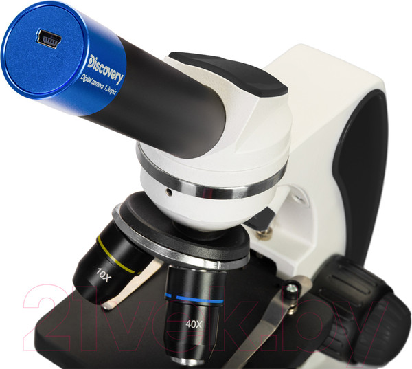 Изображение товара Микроскоп цифровой Levenhuk Discovery Pico Polar с книгой / D77980