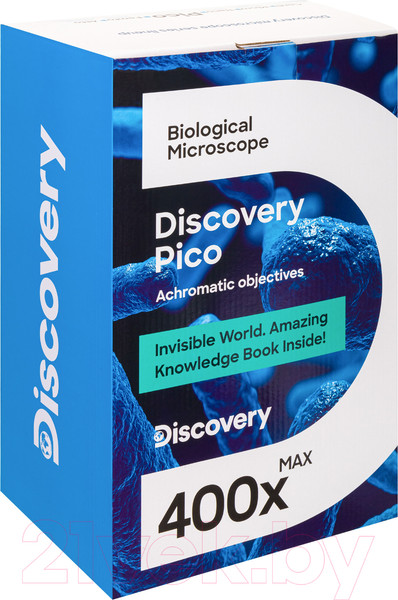 Изображение товара Микроскоп цифровой Levenhuk Discovery Pico Polar с книгой / D77980