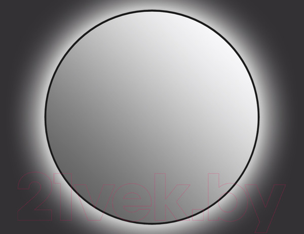 Изображение товара Зеркало Cersanit Eclipse Smart 80x80 / 64147 (с подсветкой, черная рамка)