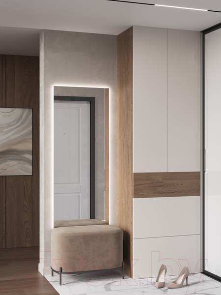 Изображение товара Зеркало Cersanit Eclipse Smart 50x125 / 64154 (с подсветкой)