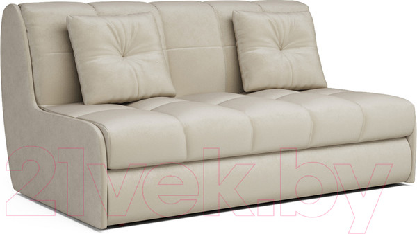 Изображение товара Диван Mebel-Ars Аккордеон Барон №2 (бархат бежевый Star Velvet 6 Light Beige)