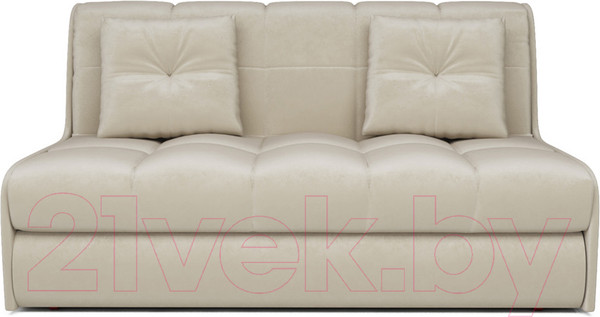 Изображение товара Диван Mebel-Ars Аккордеон Барон №2 (бархат бежевый Star Velvet 6 Light Beige)
