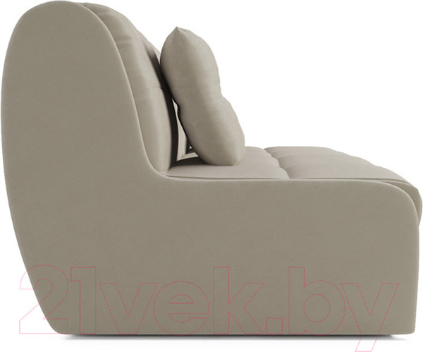 Изображение товара Диван Mebel-Ars Аккордеон Барон №2 (бархат бежевый Star Velvet 6 Light Beige)