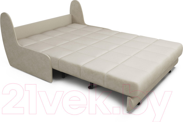 Изображение товара Диван Mebel-Ars Аккордеон Барон №2 (бархат бежевый Star Velvet 6 Light Beige)