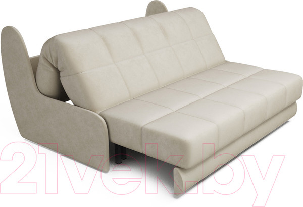 Изображение товара Диван Mebel-Ars Аккордеон Барон №2 (бархат бежевый Star Velvet 6 Light Beige)