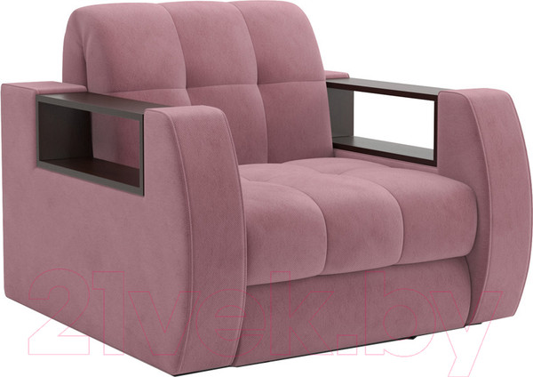 Изображение товара Кресло-кровать Mebel-Ars Аккордеон Барон №3 (велюр пудра НВ-178 18)