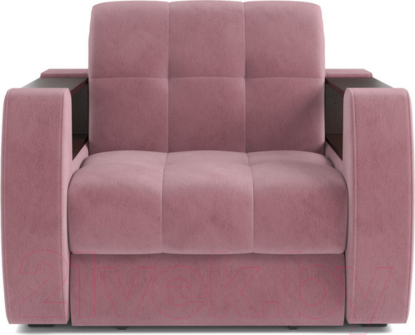 Изображение товара Кресло-кровать Mebel-Ars Аккордеон Барон №3 (велюр пудра НВ-178 18)