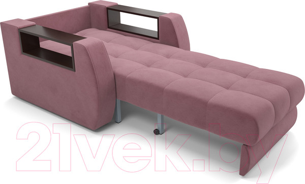 Изображение товара Кресло-кровать Mebel-Ars Аккордеон Барон №3 (велюр пудра НВ-178 18)
