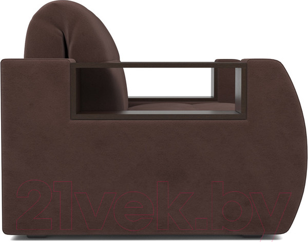 Изображение товара Кресло-кровать Mebel-Ars Аккордеон Барон №3 (велюр молочный шоколад НВ-178 13)