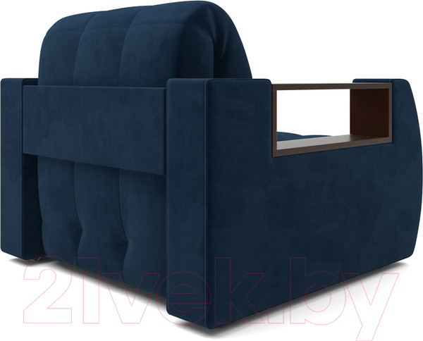 Изображение товара Кресло-кровать Mebel-Ars Аккордеон Барон №3 (темно-синий Luna 034)