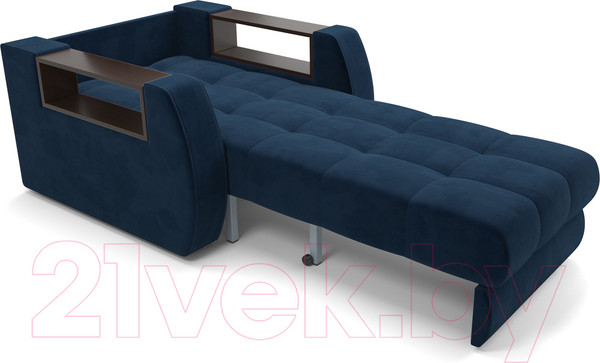 Изображение товара Кресло-кровать Mebel-Ars Аккордеон Барон №3 (темно-синий Luna 034)