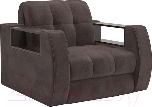 Изображение товара Кресло-кровать Mebel-Ars Аккордеон Барон №3 (коричневый кордрой)