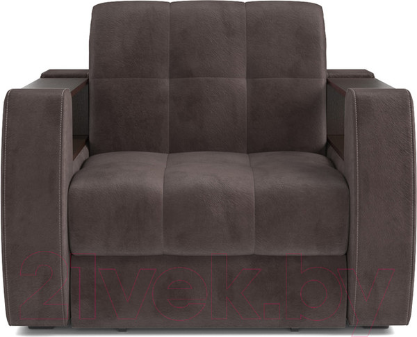 Изображение товара Кресло-кровать Mebel-Ars Аккордеон Барон №3 (коричневый кордрой)