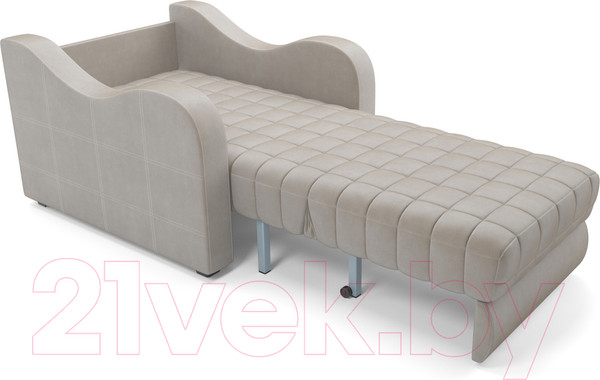 Изображение товара Кресло-кровать Mebel-Ars Аккордеон Барон №4 (бархат бежевый Star Velvet 6 Light Beige)