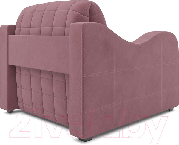 Изображение товара Кресло-кровать Mebel-Ars Аккордеон Барон №4 (велюр пудра НВ-178 18)