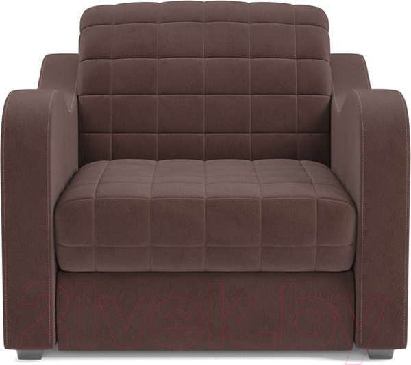 Изображение товара Кресло-кровать Mebel-Ars Аккордеон Барон №4 (велюр молочный шоколад НВ-178 13)