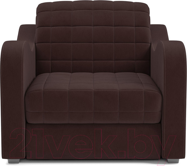 Изображение товара Кресло-кровать Mebel-Ars Аккордеон Барон №4 (велюр шоколад HB-178 16)