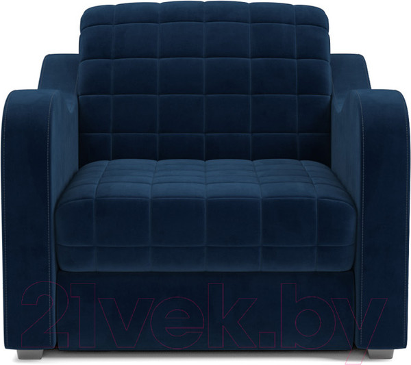 Изображение товара Кресло-кровать Mebel-Ars Аккордеон Барон №4 (темно-синий Luna 034)