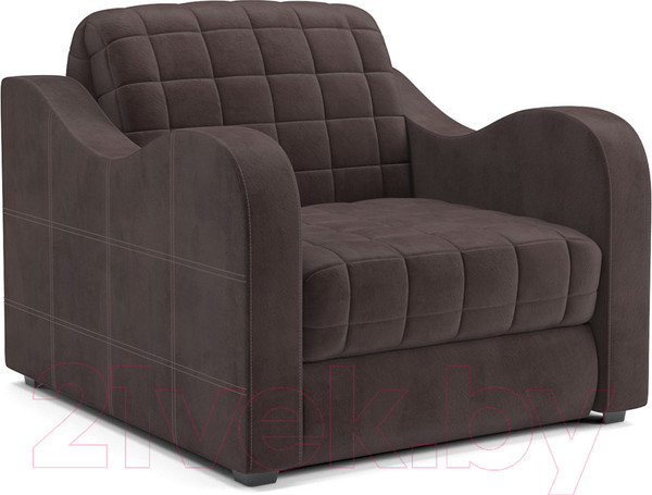 Изображение товара Кресло-кровать Mebel-Ars Аккордеон Барон №4 (коричневый кордрой)