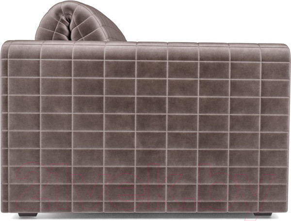 Изображение товара Диван Mebel-Ars Аккордеон Барон №5 (бархат серо-шоколадный Star Velvet 60 Coffee)