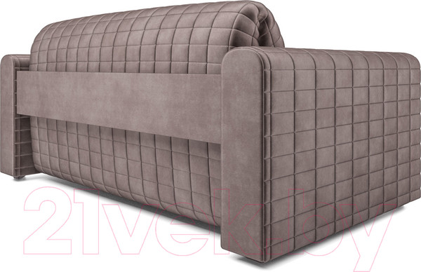 Изображение товара Диван Mebel-Ars Аккордеон Барон №5 (бархат серо-шоколадный Star Velvet 60 Coffee)