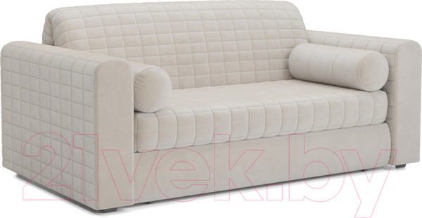 Изображение товара Диван Mebel-Ars Аккордеон Барон №5 (бархат бежевый Star Velvet 6 Light Beige)