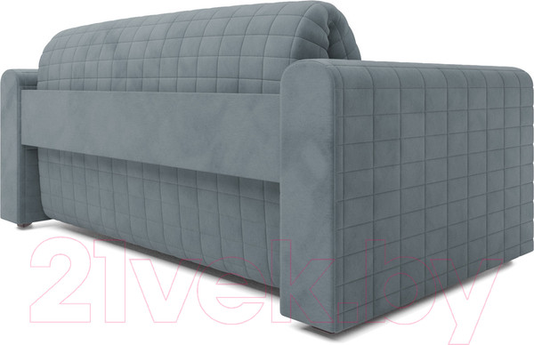 Изображение товара Диван Mebel-Ars Аккордеон Барон №5 (велюр серо-синий HB-178 26)