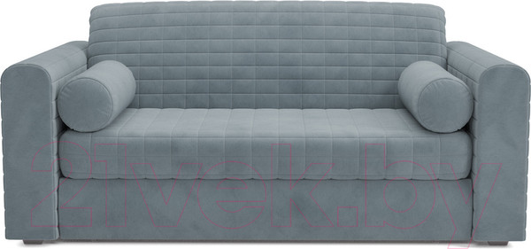 Изображение товара Диван Mebel-Ars Аккордеон Барон №5 (велюр серо-синий HB-178 26)