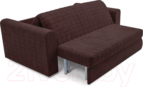 Изображение товара Диван Mebel-Ars Аккордеон Барон №5 (велюр шоколад HB-178 16)