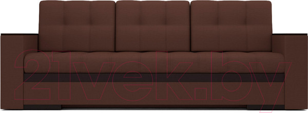 Изображение товара Диван Mebel-Ars Еврокнижка Атланта (рогожка шоколад)